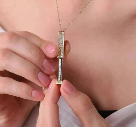 COLLIER " I LOVE YOU "