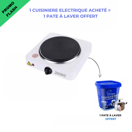 Cuisinière électrique + pates à laver